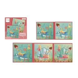 Scratch Europe Magnetic Puzzle Book To Go - Mermaids