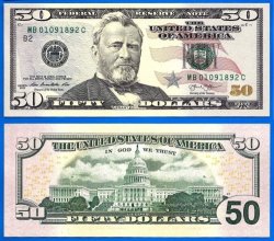 Usa 50 Dollars 2013 Unc Mint Dallas K11 Suffix A Us United States Of America
