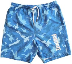 Fortnite - Blue Camo Teen Boardshorts 9-10 Years