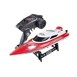 A-parts Rc Boat Toy 2.4GHZ 4 Channels Rc High-speed Boats Remote Control Boat For Pools And Lakes Red