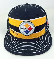 Pittsburgh Steelers Nfl Custom Snapback Hat Plastic Snap