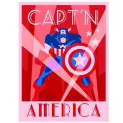 Marvel Deco Captain America