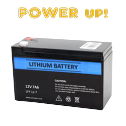 12V 7AH Lithium LIFEPO4 Alarm Battery 151 X65X 99MM