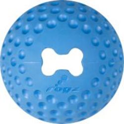 Rogz Large 78mm Gumz Dog Treat Ball in Blue