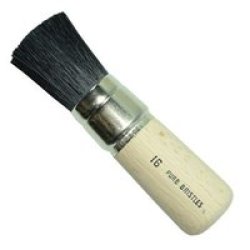 Black Bristle Stencil Brush NO16 1