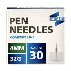 Pen Needle 4MM X 30G 30'S