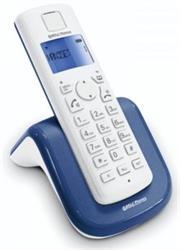 Bell Cordless Telephone AIR-01 - Cordless Dect Phone With Speaker Phone Blue Backlight Display Up To 4 Handsets Per Base Alarm Function Increased Handset