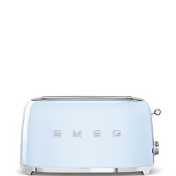Smeg 50S Style Pastel Blue Retro 4 Slice Toaster TSF02PBSA