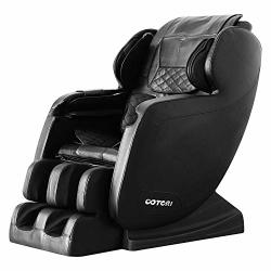 Zero Gravity Full Body Shiatsu Electric Massage Chairs Leisure Chair With Vibration Heating &foot Roller Black