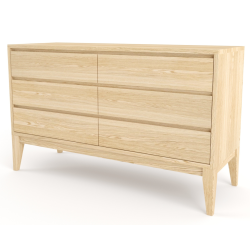 Laila Chest Of 6 Drawers - White Oak