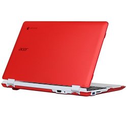 Ipearl Mcover Hard Shell Case For 11.6" Acer Chromebook 11 CB3-111 Series Not Compatible With Newer Acer CB3-131 Series With Ips HD Screen Laptop Red