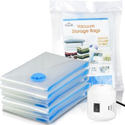 Vacuum Storage Bags With Electric Air Pump - Free Your Hands- Combo