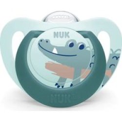 Nuk Silicone Star Soother Croc 18 Months And Older