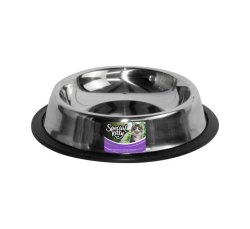 1 X 1'S Cat Bowl Stainless Steel