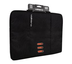 Volkano Latitude Series 15.6' Laptop Sleeve - Black orange