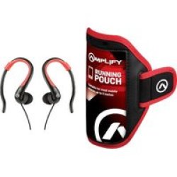 Amplify 2-IN-1 Bundle Jogger Series Earphones With Pouch