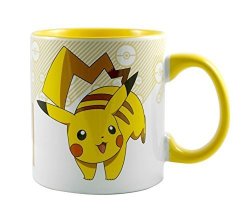 Just Funky Pokemon Pikachu 20 Oz Ceramic Coffee Mug Multi Color Pack Of 1 - Gifts & Toys Merchandise Tea Cup