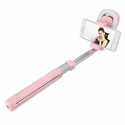 Ashata Selfie Stick Mobile Phone Clip Bracket Multi-function With Selfie Ring Light Bluetooth three Levels Of Brightness anti-drop Clip cyclic Charging For Phone With Filling Light 1.6M