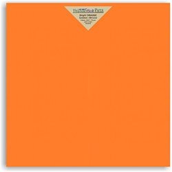 50 Bright Orange Cover card Paper Sheets - 12 X 12 Inches Scrapbook Album|cover Size - 65 65 Lb pound Light Weight Cardstock - Quality Printable