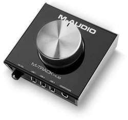 M-Audio M-track Hub USB Monitoring Interface Black