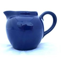 Cauldon Ceremics Hand Made Cobalt Betty Teapot Creamer In Cobalt Blue