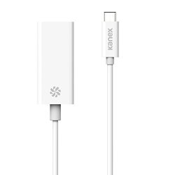 Kanex USB C To Gigabit Ethernet Adapter 8.25 Inches 21 Cm -white