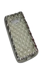 Transparent Silver Back Case pouch For Samsung Z2