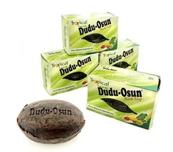 3 Pack Tropical Naturals Dudu-osun Black Soap Pure Natural Ingredients 5 Oz. Us Ship