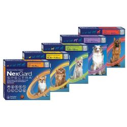 Nexgard Spectra For Dogs - Single 30.1-60KG Xlarge Red