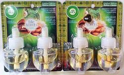 4 Air Wick Life Scents Trimming The Tree Plugins Scented Oil Refills Limited Edition 2 Twin Packs