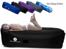 Inflatable Air Couch Lounger Sofa Chair Hammock And Bed - Fun & Easy Inflating And Anti-deflate Technology Best For Traveling Camping Picnic Hiking Festival