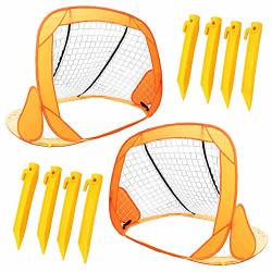Boley Small Soccer Goal - 31" X 48" Portable Pop Up MINI Soccer Net For Backyard Outdoor Sports Games And Soccer Training Equipment For