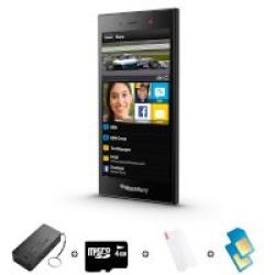 BlackBerry Z3 5 Dual-core Smartphone With 3g 8gbblack - Bundle Includes R2000 Airtime 1.2gb Starter Pack & Accessories