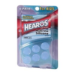 Ear Plugs Multi Purpose Silicone Kids Size 6 Pairs