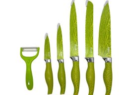 Condere Home 6 Piece Knife Set-green