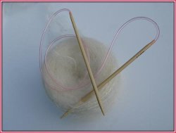 Bamboo Circular Knitting Pin - 80CM - No 6.5MM