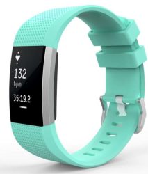 Classic Replacement Band For Fitbit Charge 2- Teal Size: Small