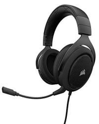 Corsair HS60 7.1 Virtual Surround Sound PC Gaming Headset W usb Dac - Discord Certified Headphones Compatible With Xbox One PS4 And Nintendo Switch - Carbon