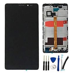 Somefun Lcd Display Touch Screen Digitizer Glass Assembly Replacement For Huawei Mate 8 MATE8 NXT-L09 NXT-L29 NXT-AL10 NXT-CL00 NXT-DL00 NXT-TL00 Black W frame