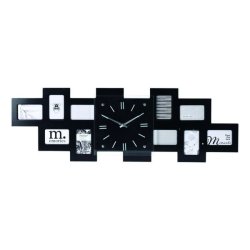 Wall Clock With 10 Photo Frames
