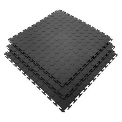 Pvc Interlocking Tile Black