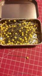 Quilting Pins 45 Mm 10G In A Tin