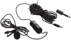 Vidpro Xm-l Lavalier Condenser Microphone For Dslrs Camcorders & Video Cameras 20' Audio Cable