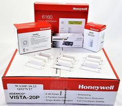 Honeywell Vista 20P Hardwired Self Monitoring Kit With A 6160 Keypad One IS335 Motion Sensor One Evl-ez Envisalink Three 7939WG Contacts And A WAVE2 Siren