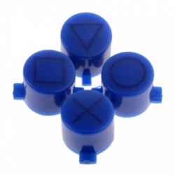 Ps4 Controller Ds4 Button Set Solid Blue Buttons With Symbols