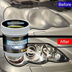 Headlight Restoration Kit - Quick Brightening & Scratch Repair Polishing & Coating Agent For Car Lights