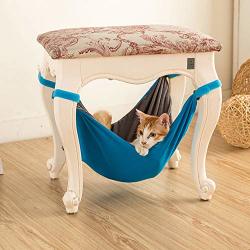 Xingiao Cat Cage Hammock Pet Cage Hammock Hanging Soft Under Chair Easy To Attach To A Cage Comfortable For Small Pets Kitten Ferret Puppy
