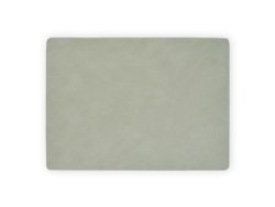 Nupo Rectangular Leather Placemat Olive Green