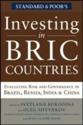Investing In Bric Countries - Evaluating Risk And Governance In Brazil Russia India And China hardcover