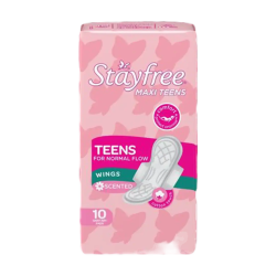 Maxi Teens Pads Scented With Wings 10'S